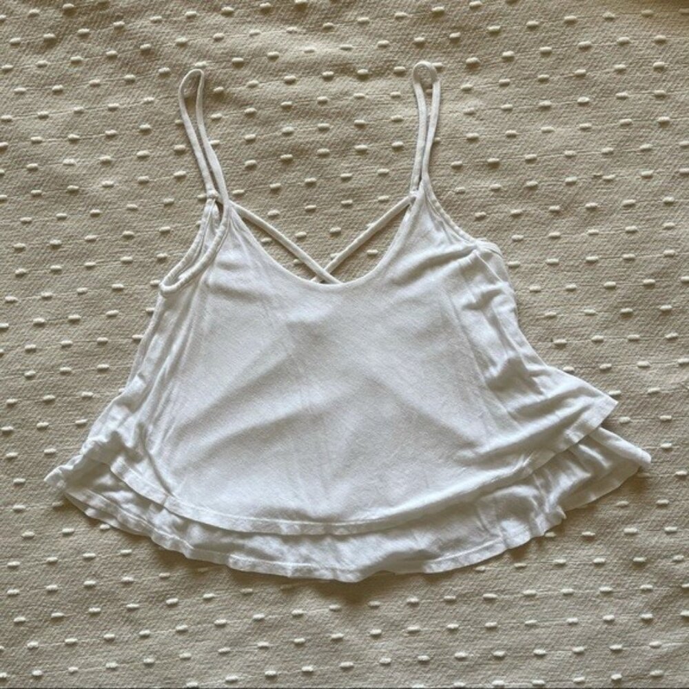 Aeropostale Summer Tank Size Small - White